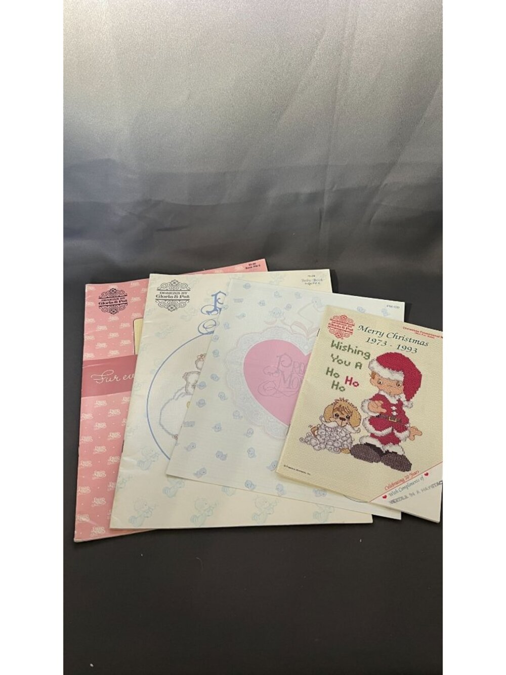 4 Precious Moments Cross Stitch Lot By Gloria & Pat Patterns